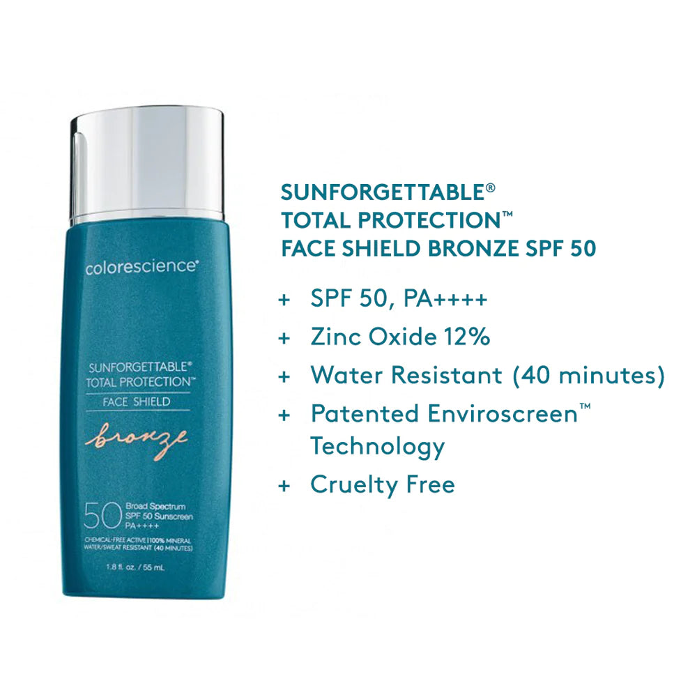 Sunforgettable® Total Protection® Face Shield Bronze SPF 50. 55ML